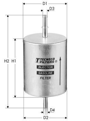 TECNECO FILTERS Kütusefilter IN32